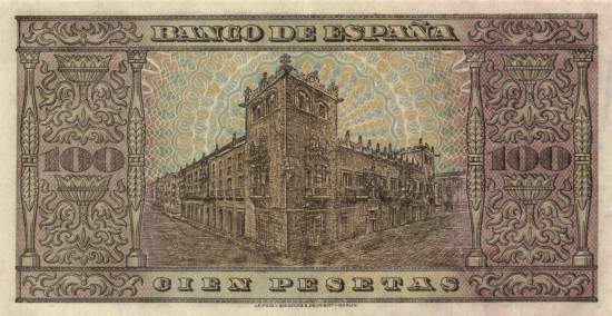 100 Pesetas 1938